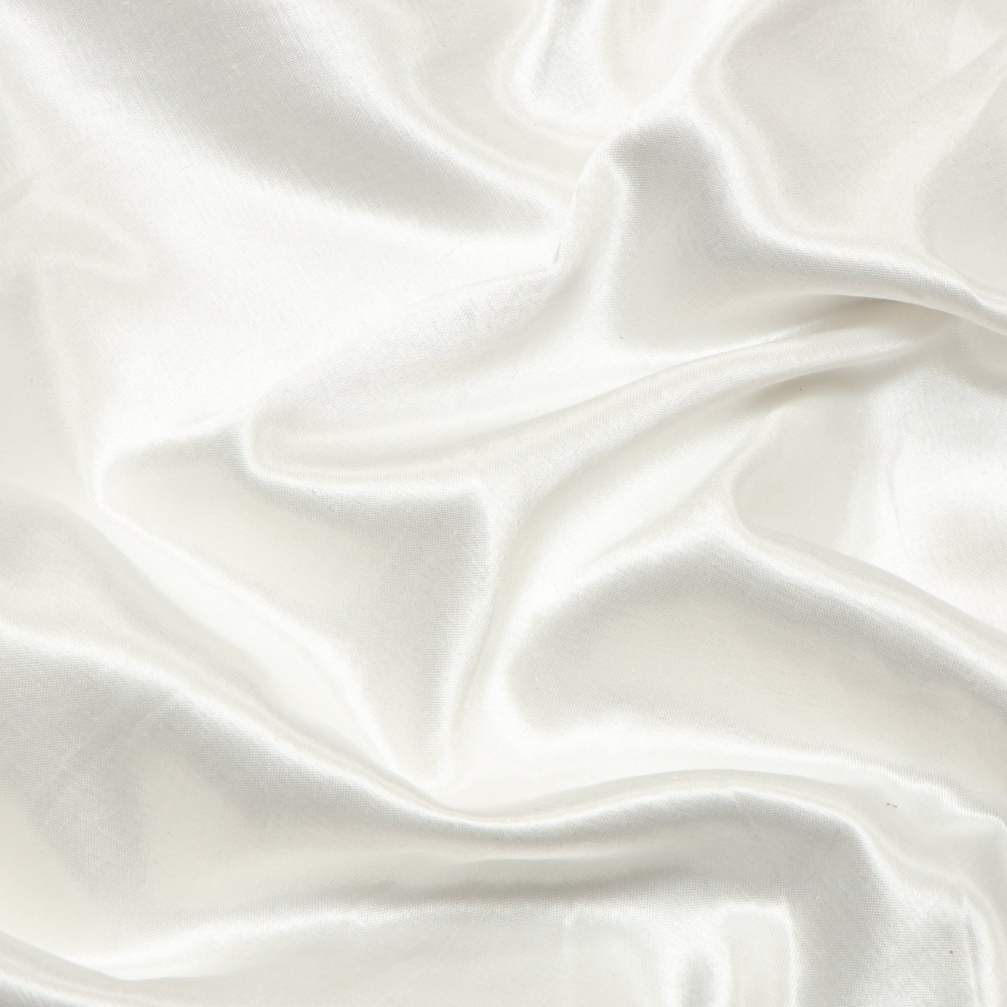 Viscose Cotton Satin Mushru 185 GSM White - ZS0000032