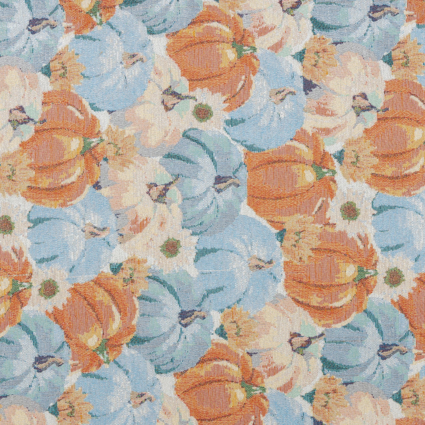 Viscose Polyester Pumpkin Mart Yarn Dyed Upholstery - KP01A0024