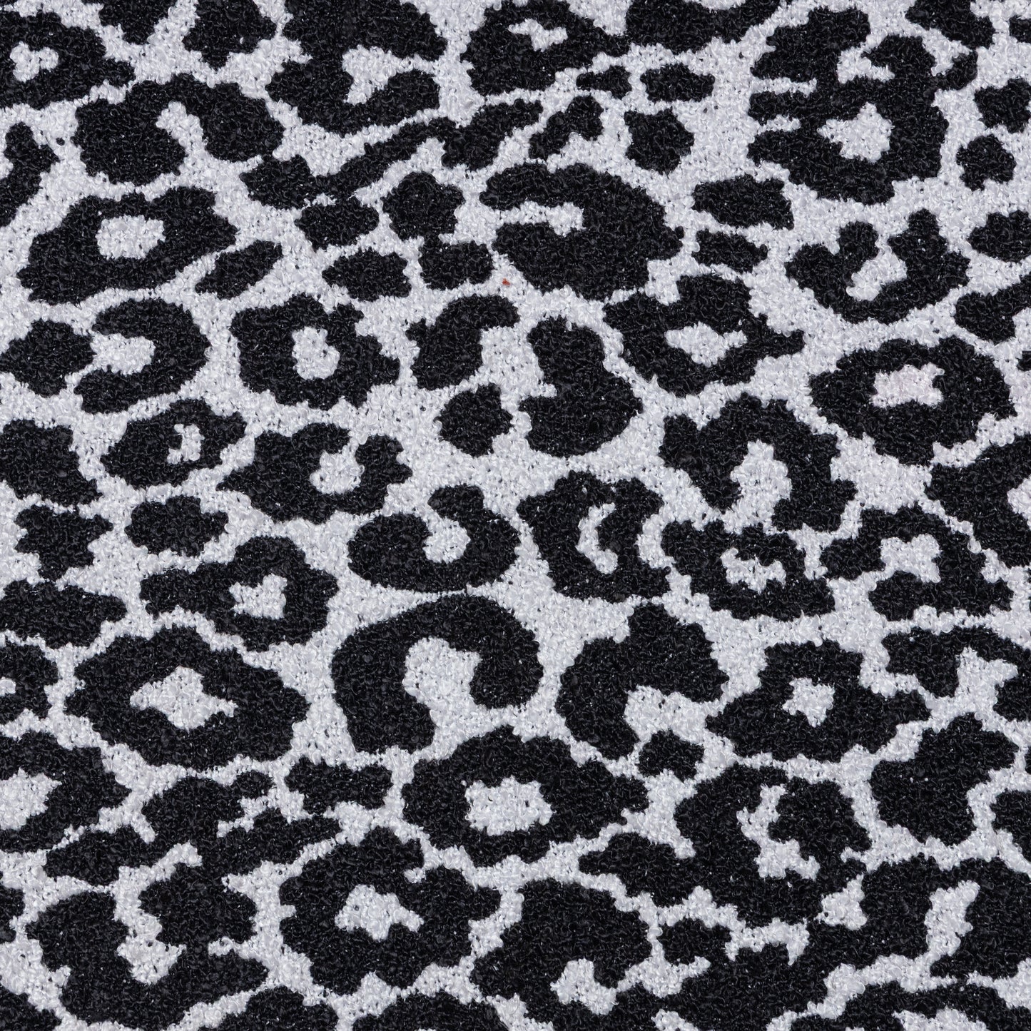 Polyester Black Leopard Yarn Dyed Upholstery - KP01A0011