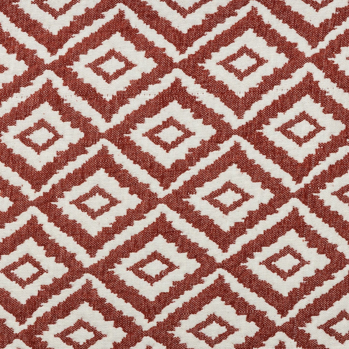 Cotton Polyester Rust Rhombus Quilted Upholstery - KP01A0019