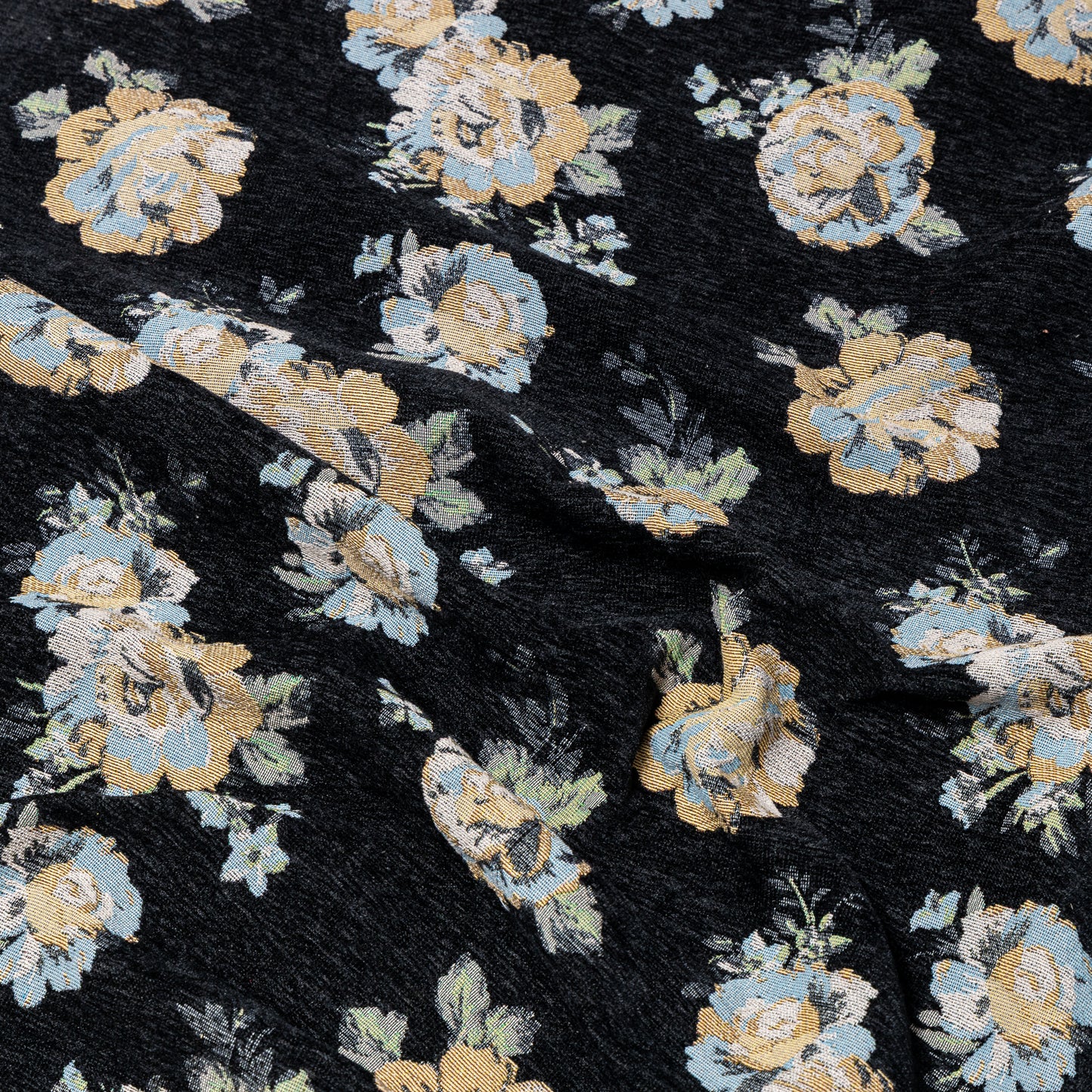 Viscose Polyester Midnight Blossom Yarn Dyed Upholstery - KP01A0017