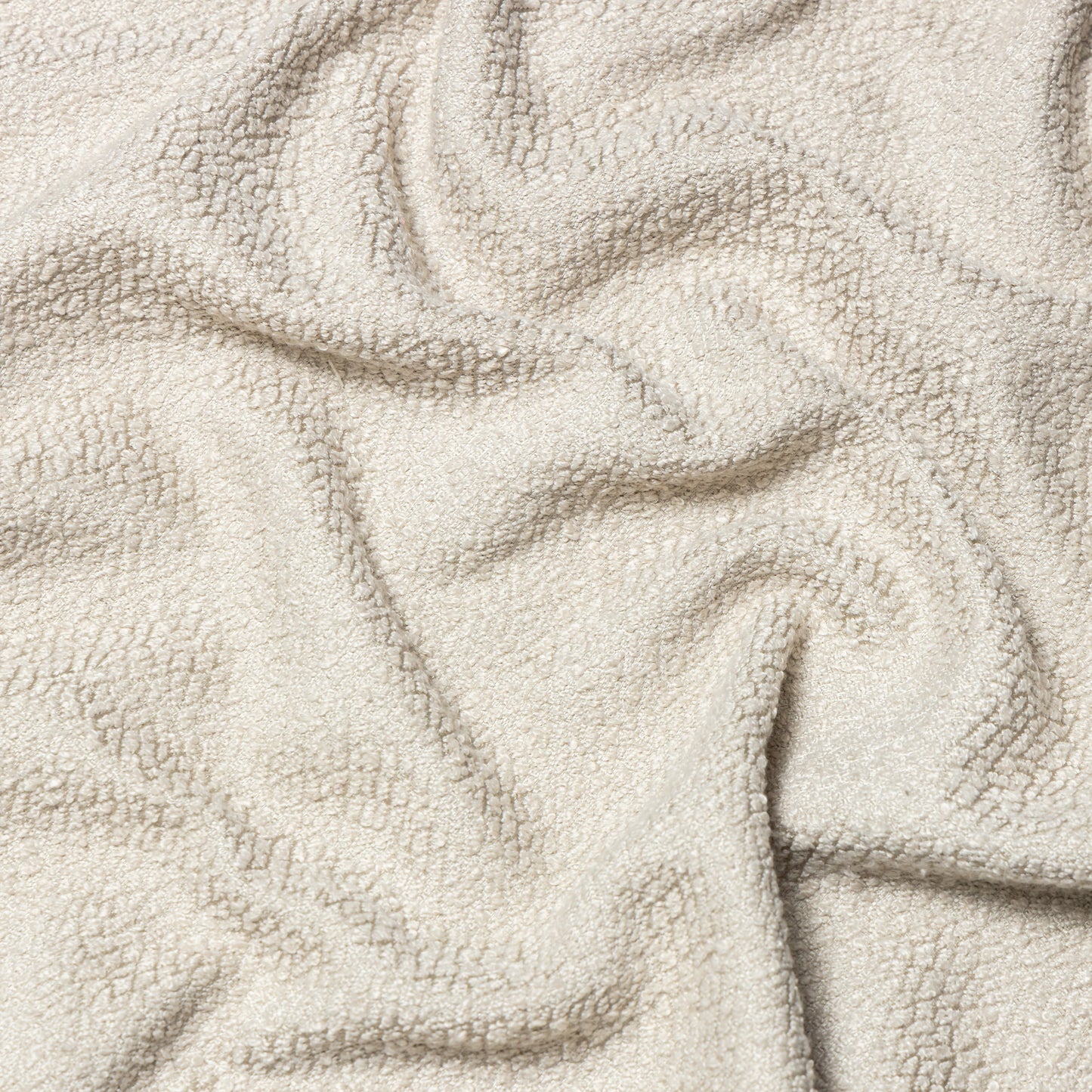 Polyester Grey Pebble Bouclé Upholstery - KP01A0025