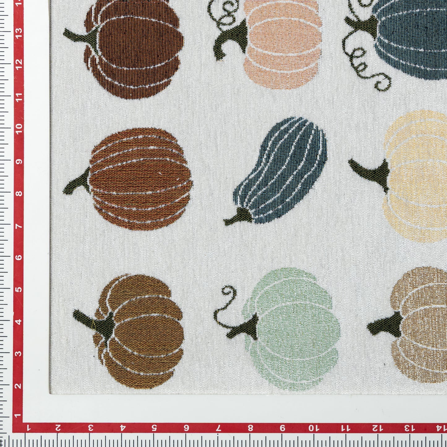 Viscose Polyester Multi Pumpkin Yarn Dyed Upholstery - KP01A0002