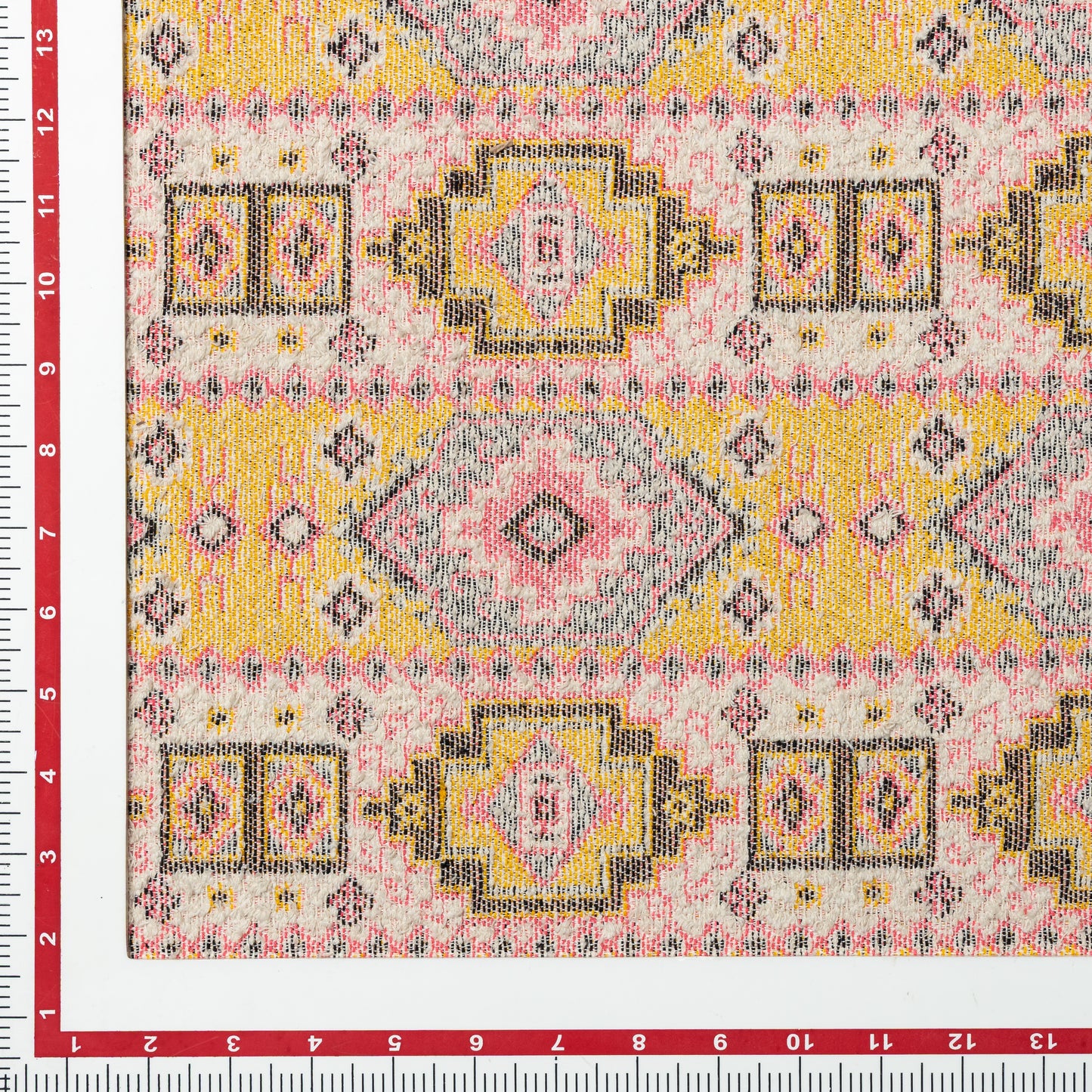 Cotton Acrylic Neon Aztec Bouclé Upholstery - KP01A0029
