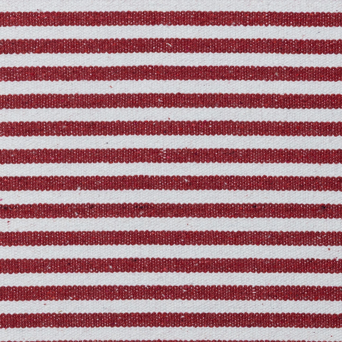Cotton Red and White Striped Upholstery - KP01A0033
