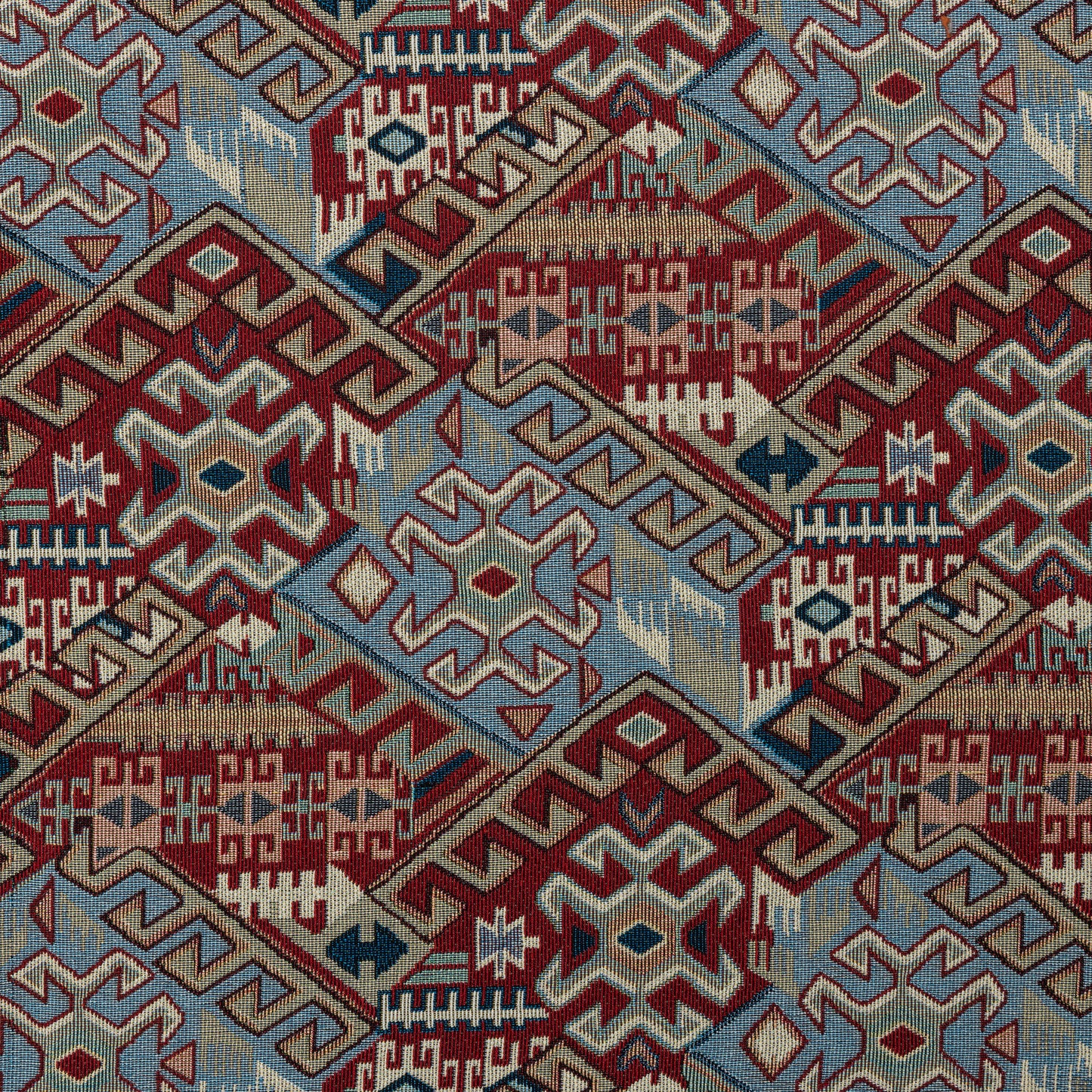 Cotton Polyester Desert Kilim Geometric Upholstery - KP01A0045