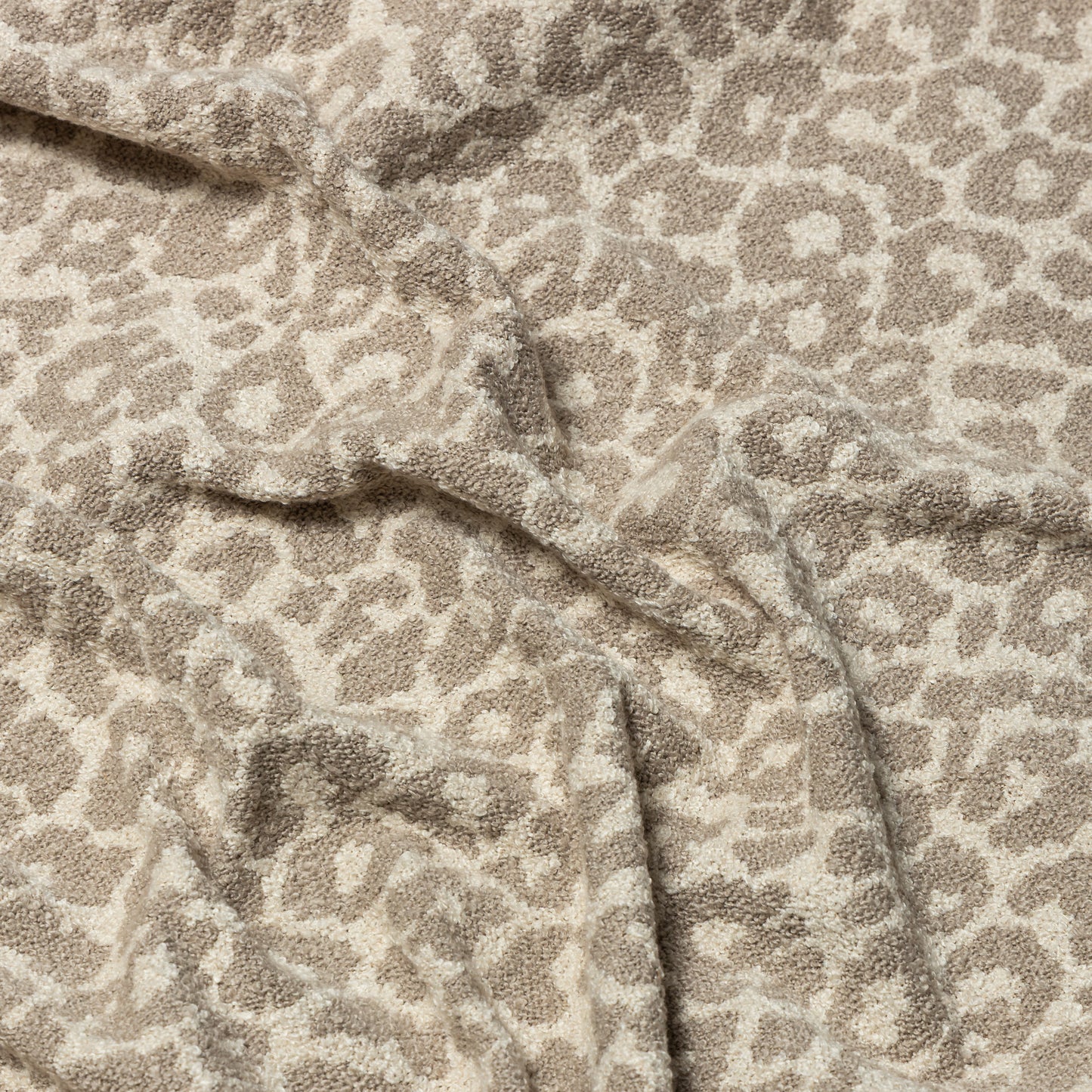 Polyester Taupe Leopard Upholstery - KP01A0047