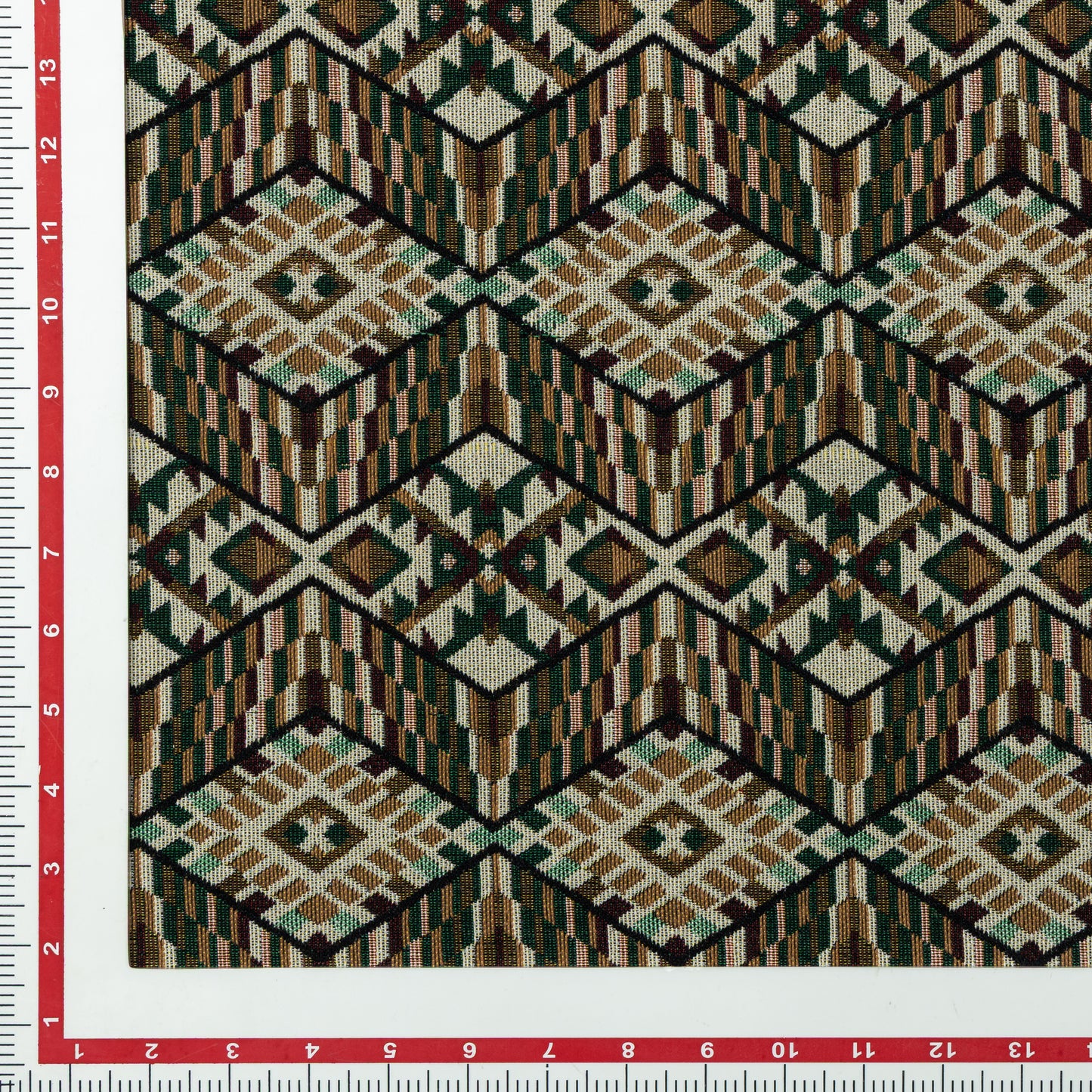 Cotton Polyester Aztec Tapestry Geometric Upholstery - KP01A0055