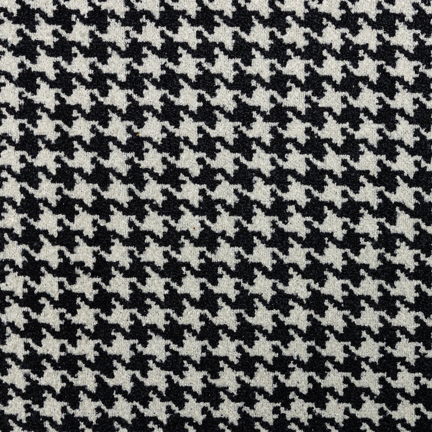 Polyester Houndstooth Black-Cream Upholstery - KP01A0031
