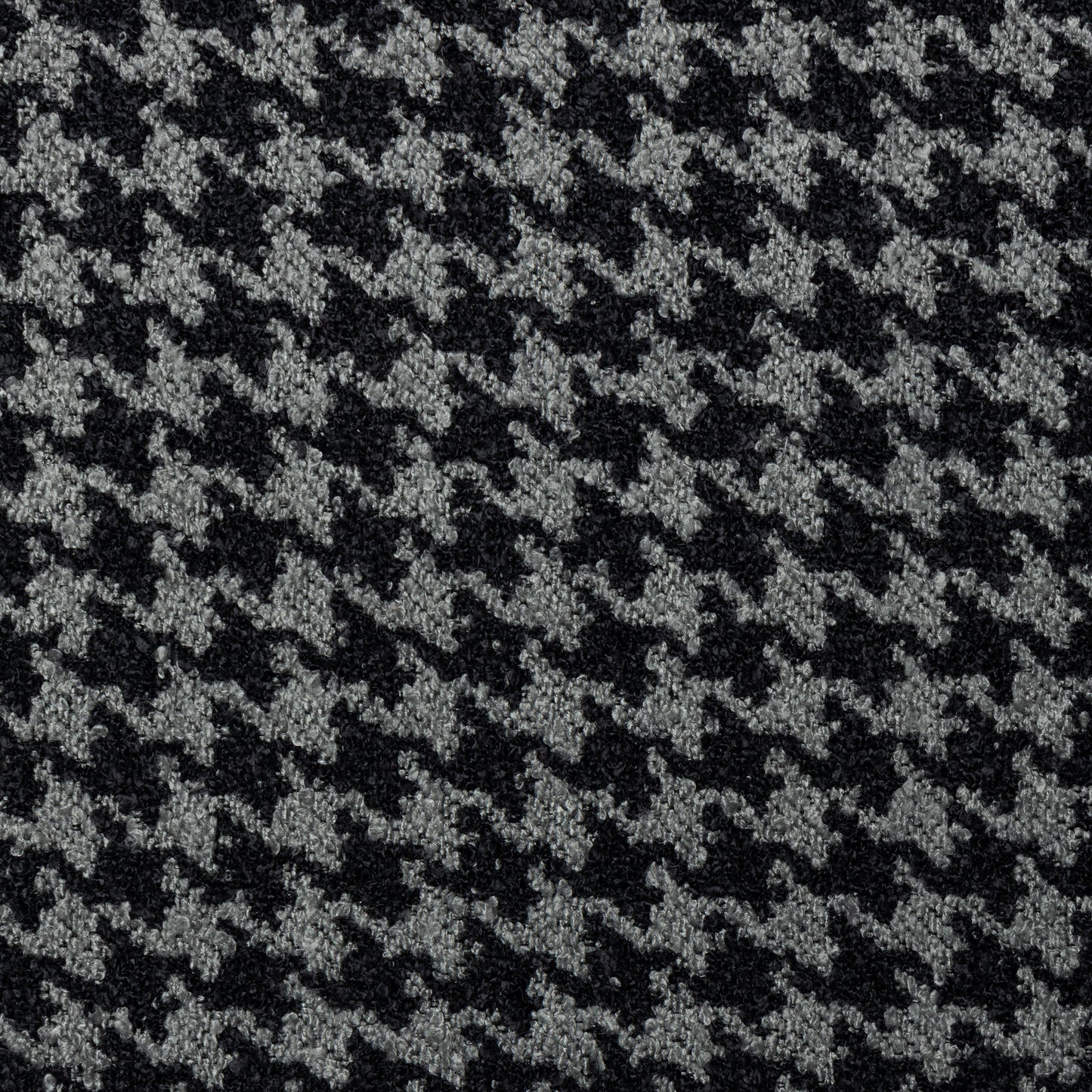 Polyester Black and Grey Houndstooth Upholstery - KP01A0046