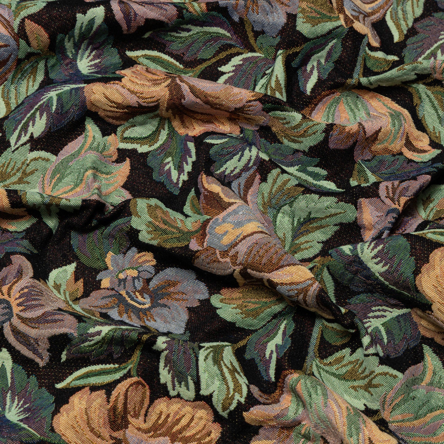Cotton Polyester Midnight Tulip Upholstery - KP01A0062