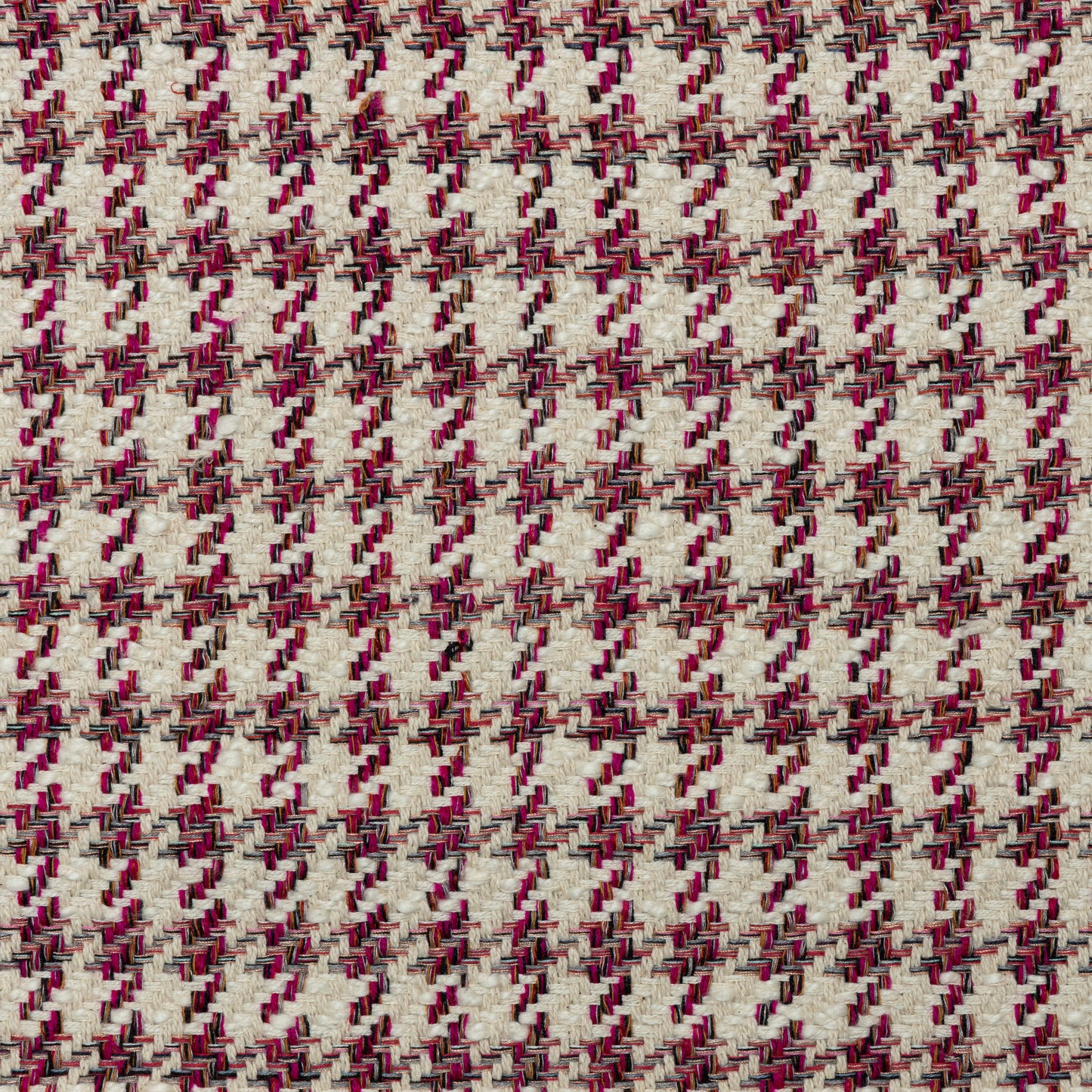 Cotton Berry Houndstooth Upholstery - KP01A0039