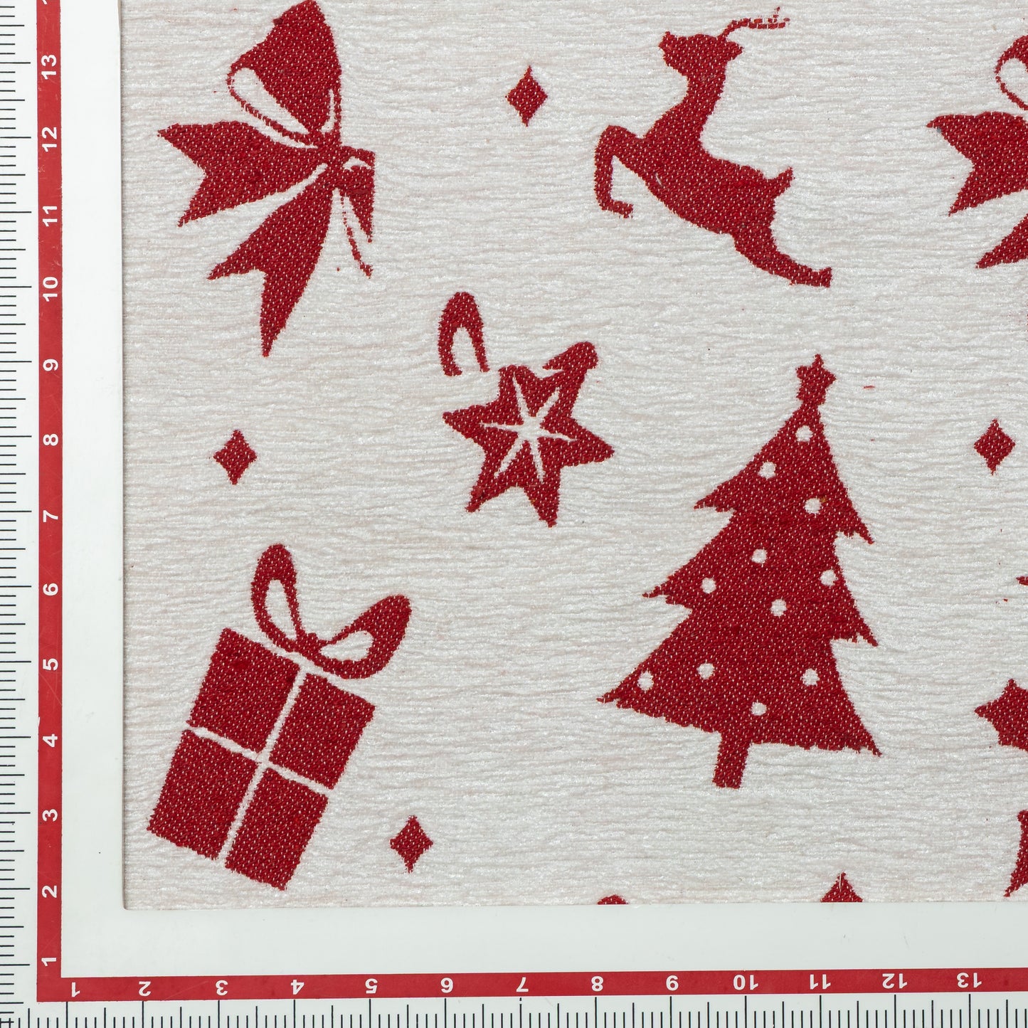 Viscose Polyester Christmas Charm Yarn Dyed Upholstery - KP01A0014