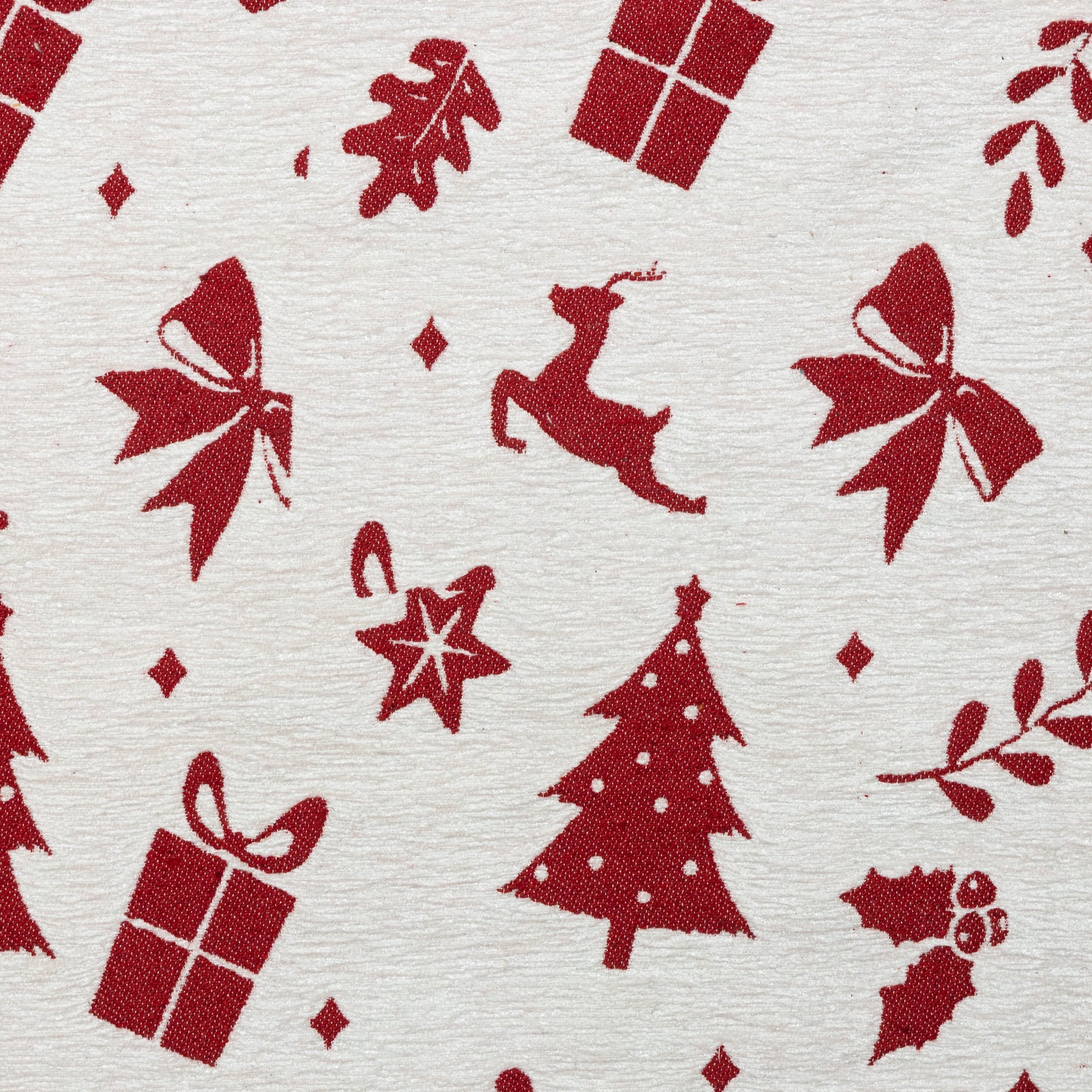Viscose Polyester Christmas Charm Yarn Dyed Upholstery - KP01A0014