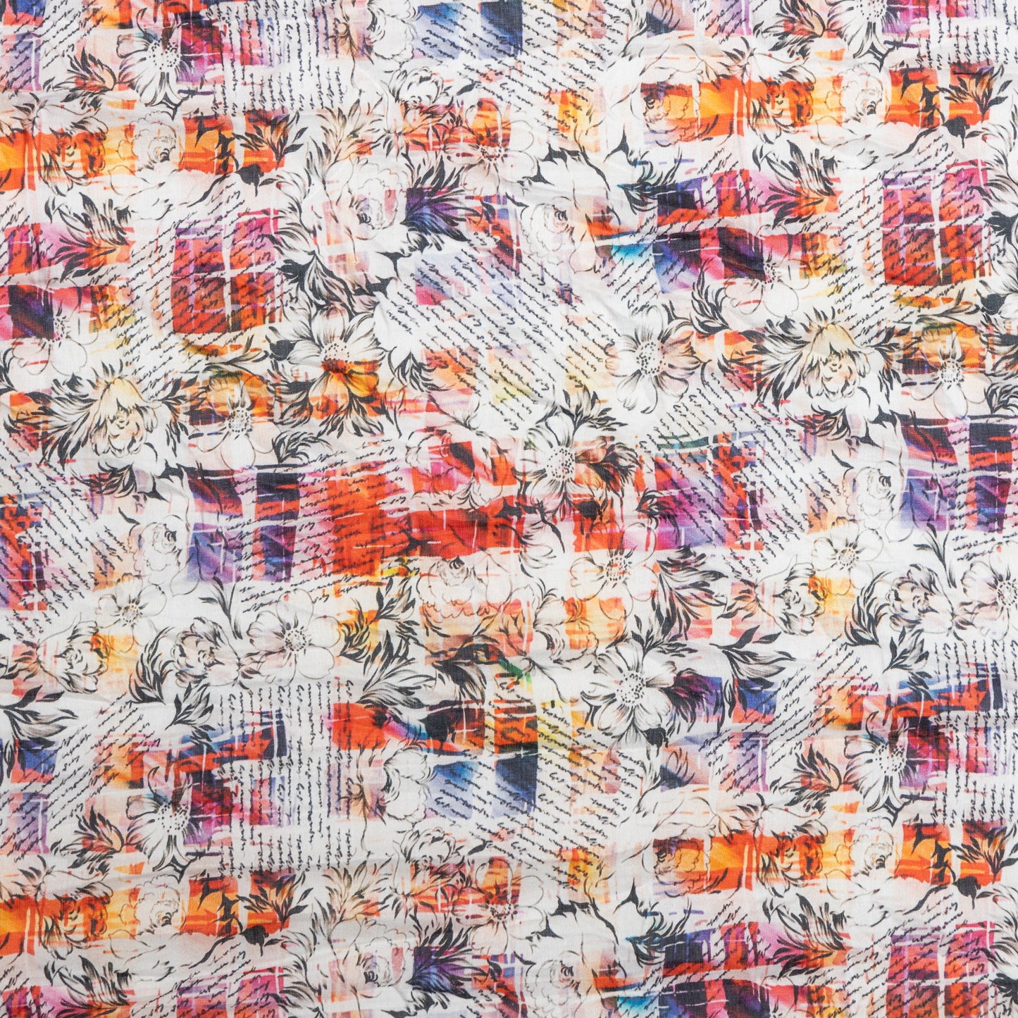 Cotton Silk Abstract Flora - CP0070002