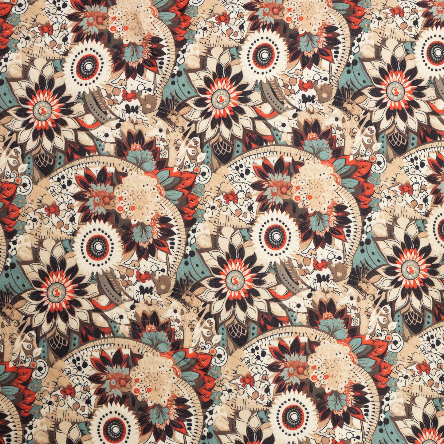 Poly Crepe Satin Mandala - PS0070009