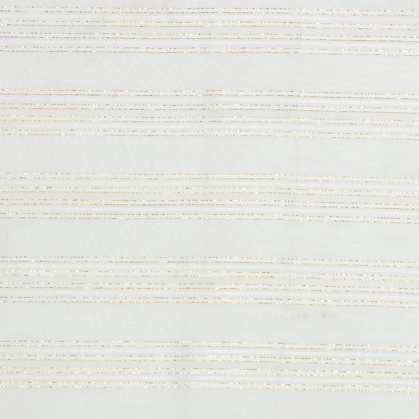 Viscose Georgette Self and Gold Lurex Stripes - VG0410065