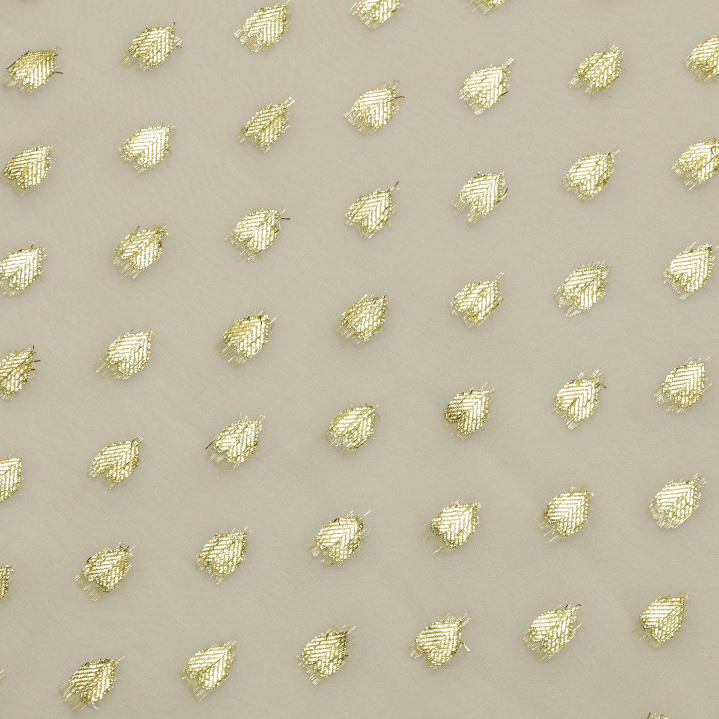 Viscose Georgette Heart of 24 karat Gold - VG0130021