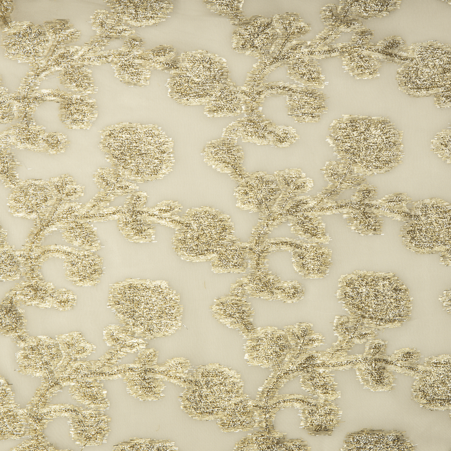Viscose Georgette Gold Blossom - VG0140013