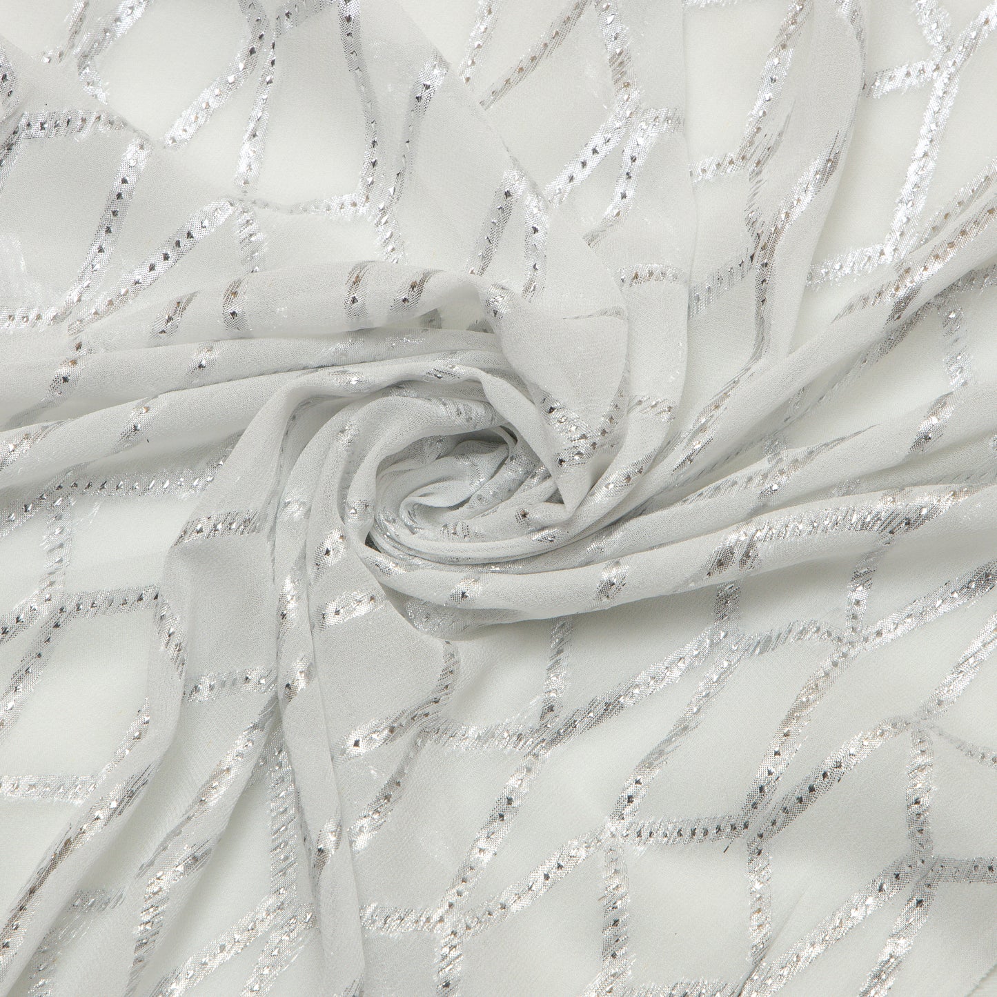 Viscose Georgette Silver Pebble - VG0110055