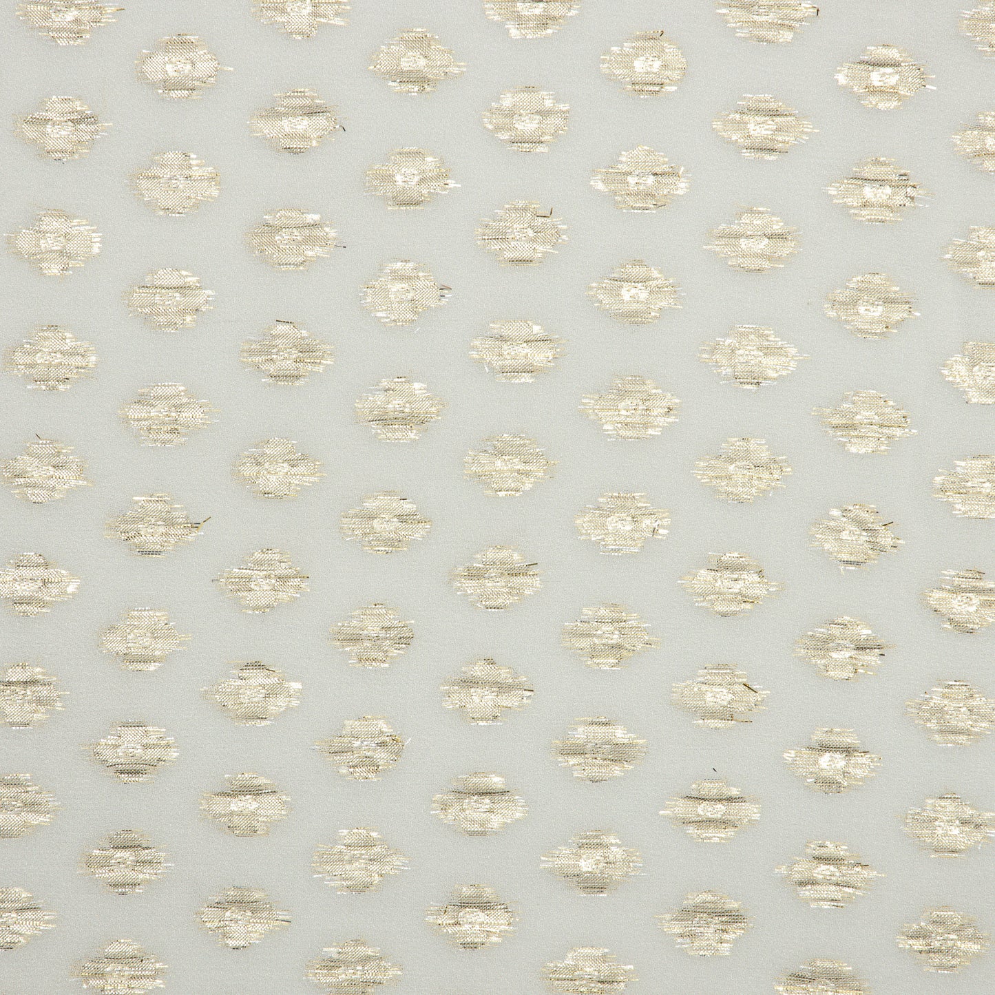 Viscose Georgette Gold Flat Flower - VG5940105