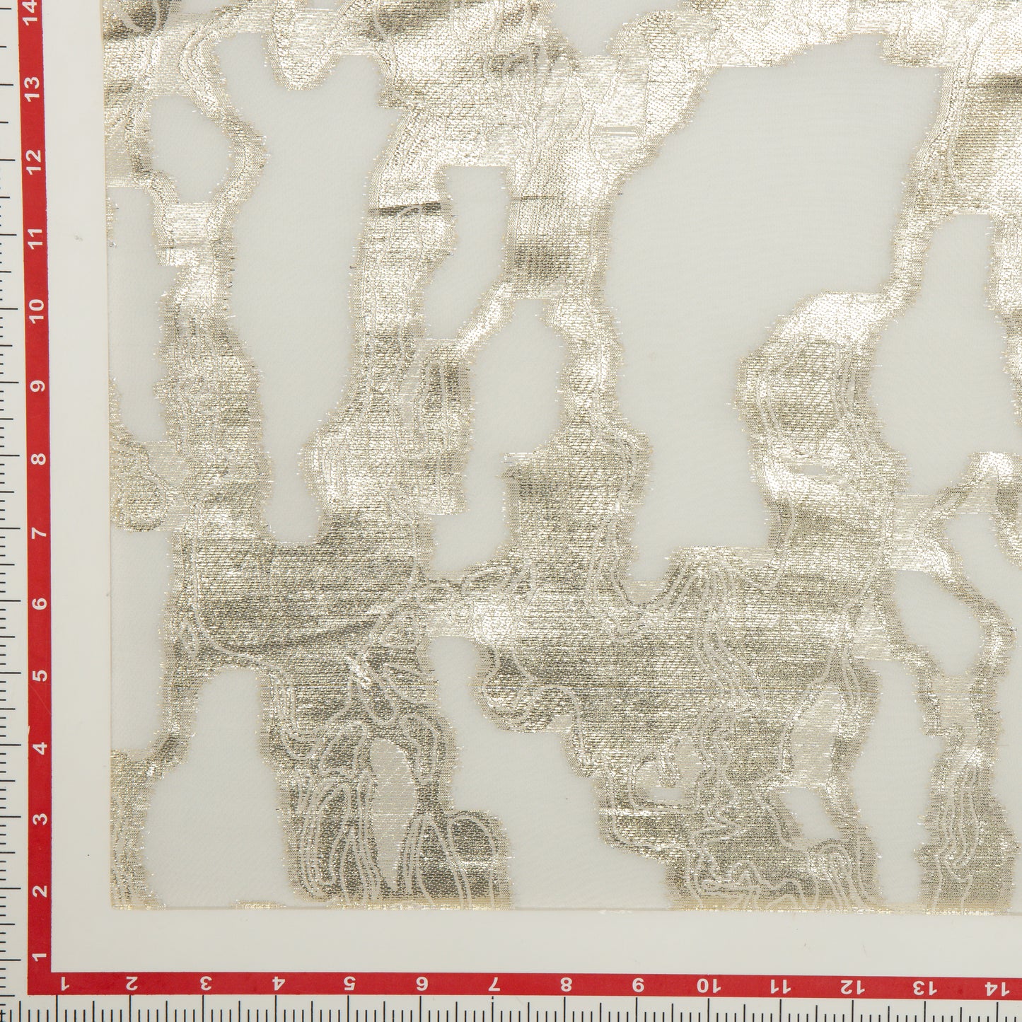 Poly Georgette Gold Marble - PP5340011