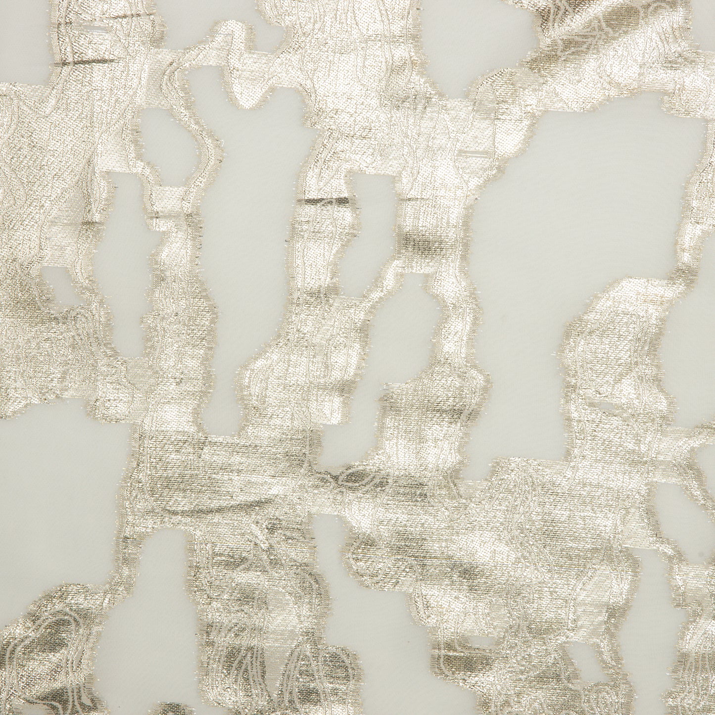 Poly Georgette Gold Marble - PP5340011