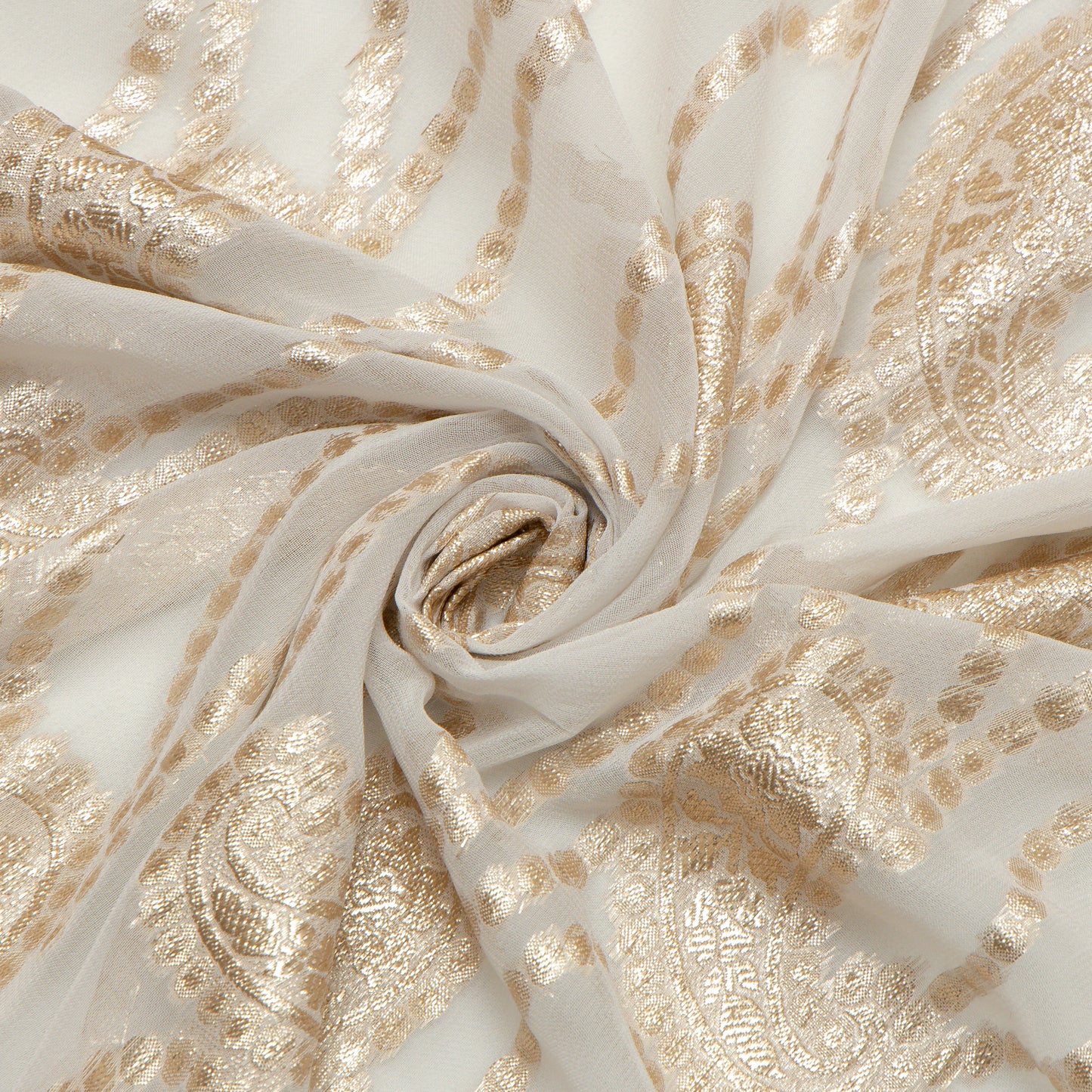 Viscose Georgette Paisley Splendor - VG1440113