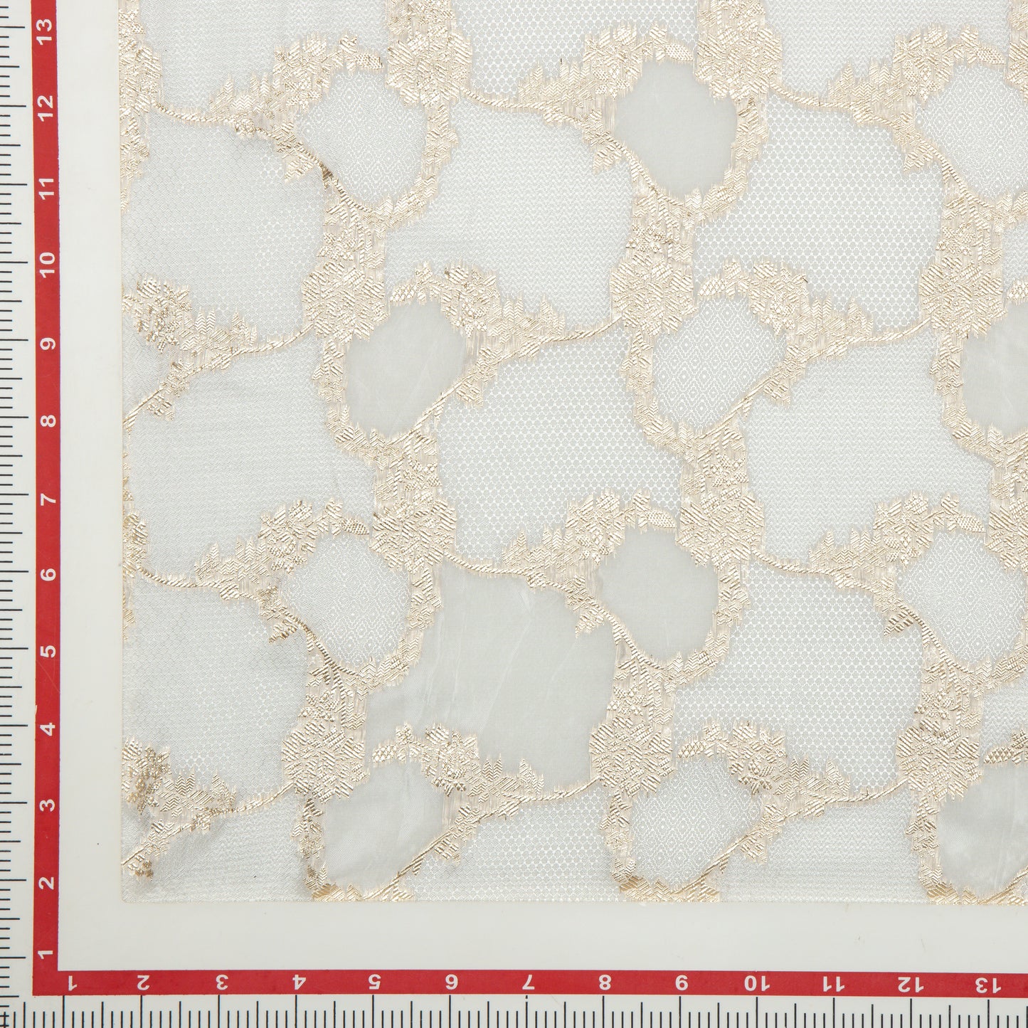 Viscose Gold Floral Swirl - VP0840137