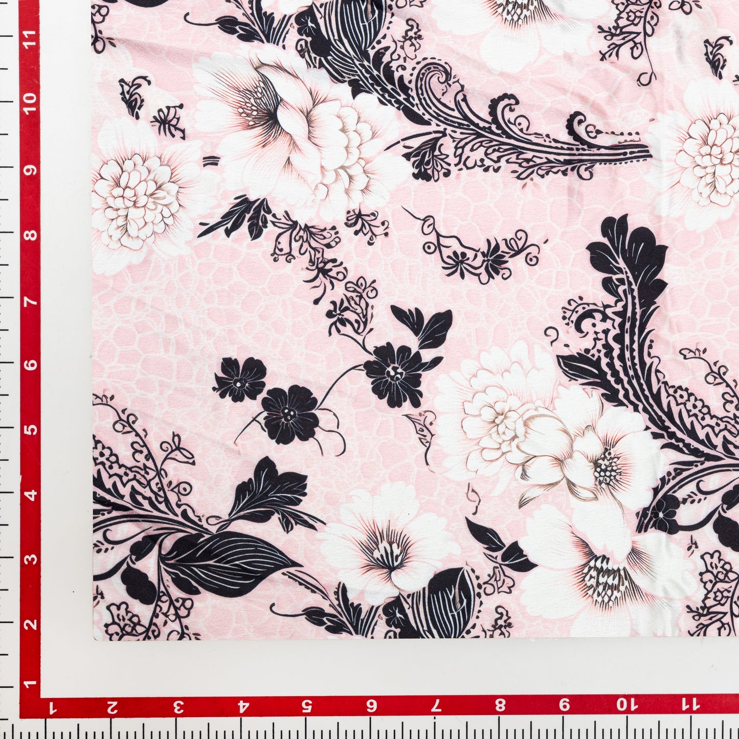 Poly Crepe Satin Blush Bloom - PE0070008