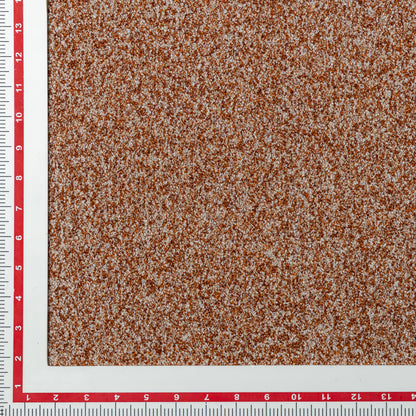 Polyester Rust and Orange Hues Bouclé Upholstery - KP01A0012