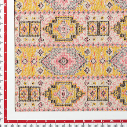 Cotton Acrylic Neon Aztec Bouclé Upholstery - KP01A0029