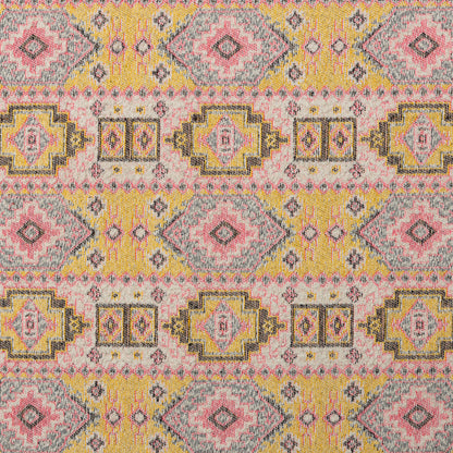 Cotton Acrylic Neon Aztec Bouclé Upholstery - KP01A0029