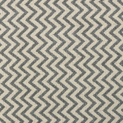 Polyester Steel Chevron Bouclé Upholstery - KP01A0042