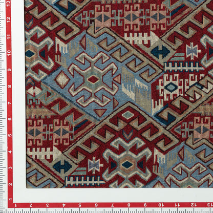 Cotton Polyester Desert Kilim Geometric Upholstery - KP01A0045