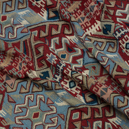 Cotton Polyester Desert Kilim Geometric Upholstery - KP01A0045