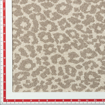 Polyester Taupe Leopard Upholstery - KP01A0047