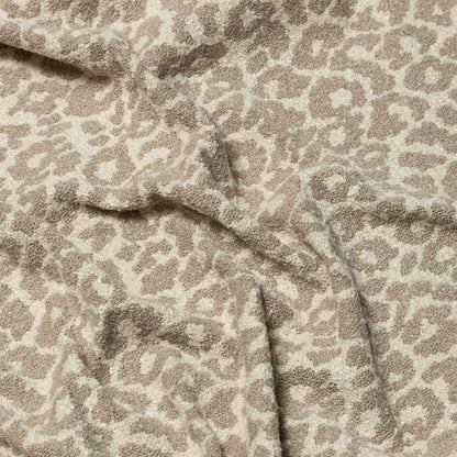 Polyester Taupe Leopard Upholstery - KP01A0047