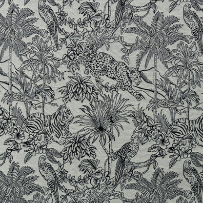 Cotton Polyester Black and White Toile Upholstery - KP01A0053