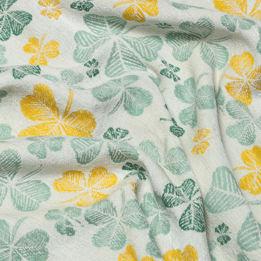 Cotton Clover Meadow Yarn Dyed Upholstery - KP01A0052