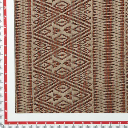 Jute Earthen Tribal Weave Upholstery - KP01A0048