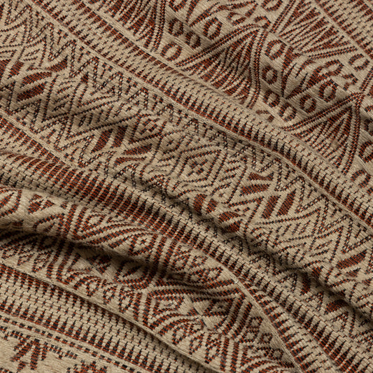 Jute Earthen Tribal Weave Upholstery - KP01A0048