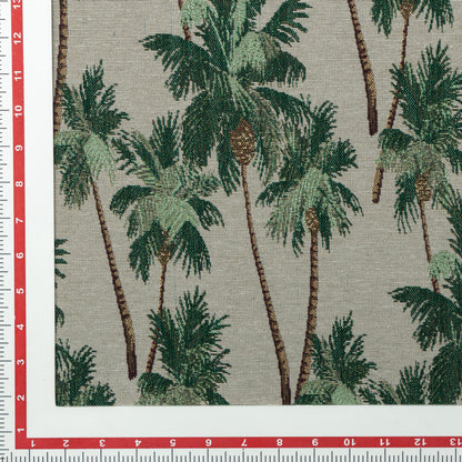 Cotton Polyester Coconut Groves Printed Upholstery - KP01A0056