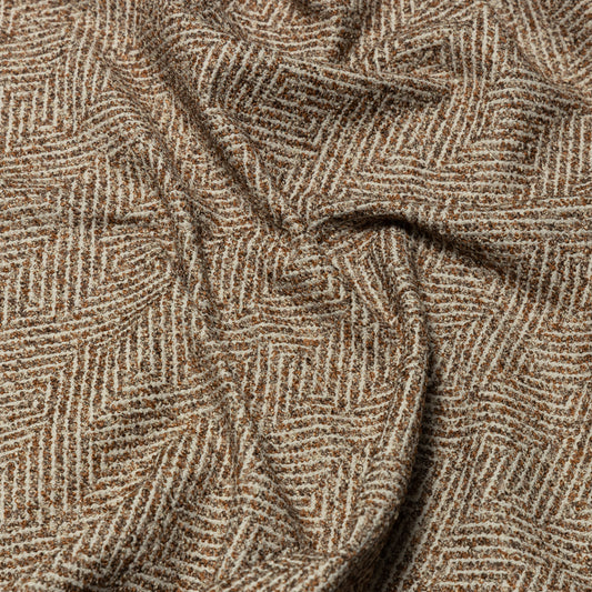 Polyester Sandy Taupe Bouclé Upholstery - KP01A0065