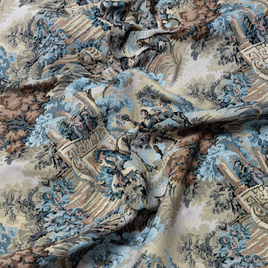 Cotton Polyester Pastoral Rococo Upholstery - KP01A0064