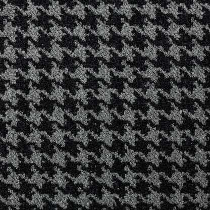 Polyester Black and Grey Houndstooth Upholstery - KP01A0046