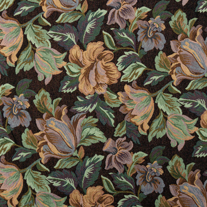 Cotton Polyester Midnight Tulip Upholstery - KP01A0062