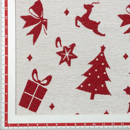 Viscose Polyester Christmas Charm Yarn Dyed Upholstery - KP01A0014