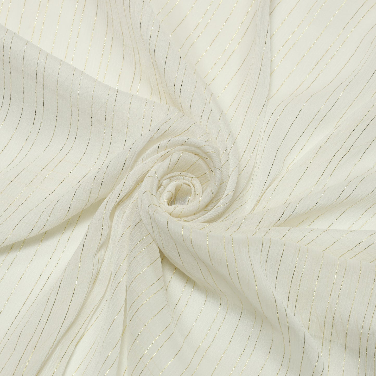 Viscose Chiffon 2/1 Gold Stripe - VC0010080