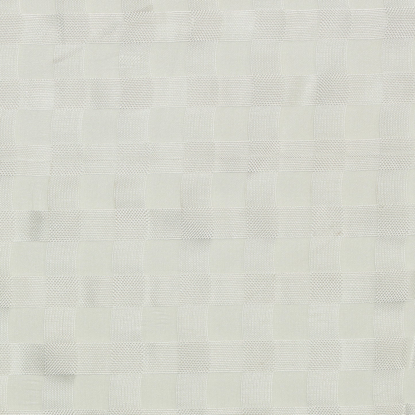 Nylon Organza White Check - NO0020001